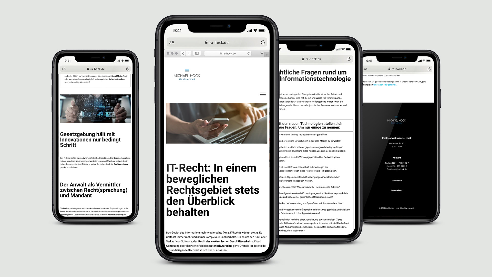 Anwaltskanzlei Website