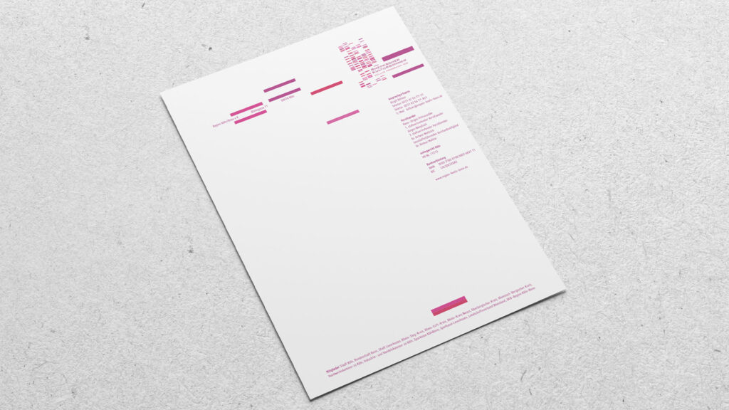 Briefpapier Design