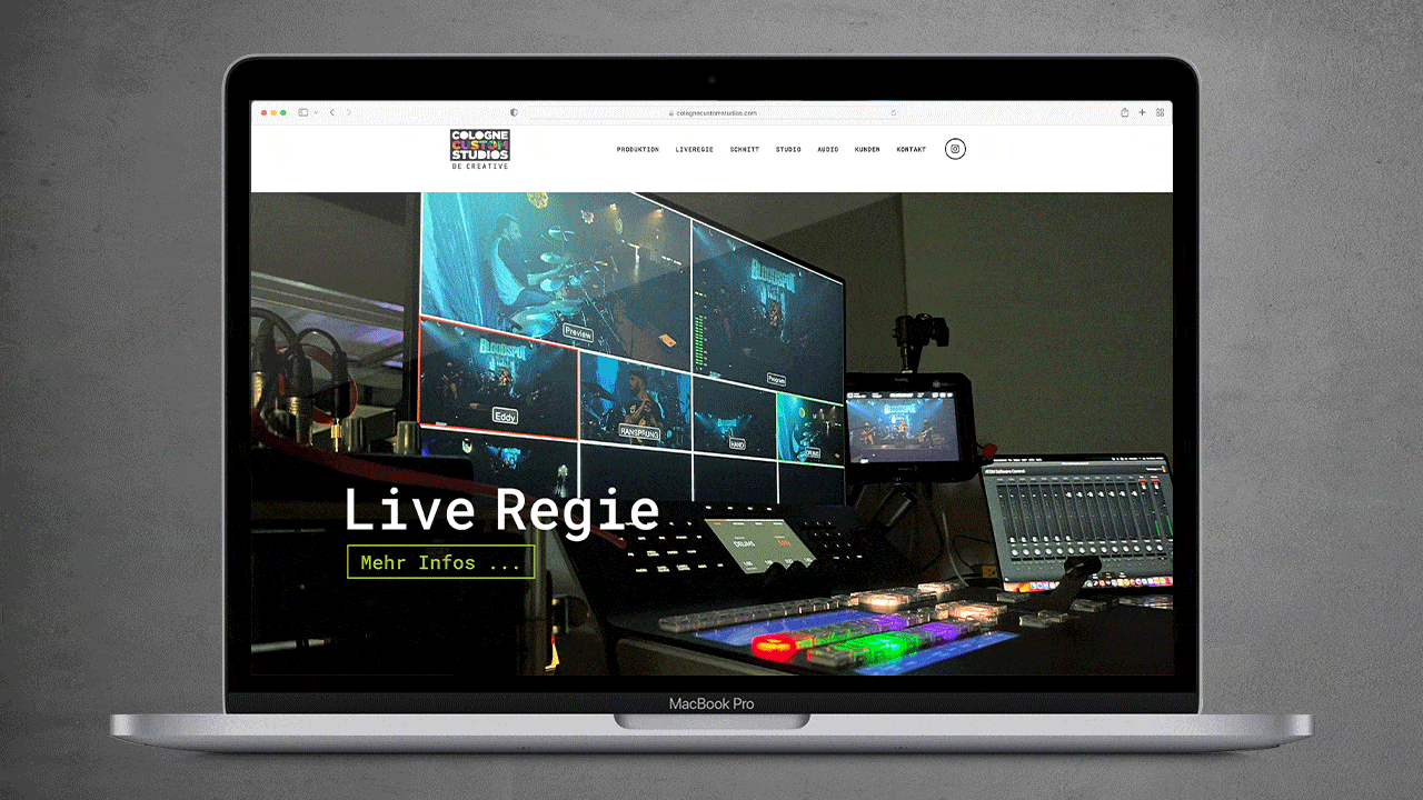 Filmstudio Website Design