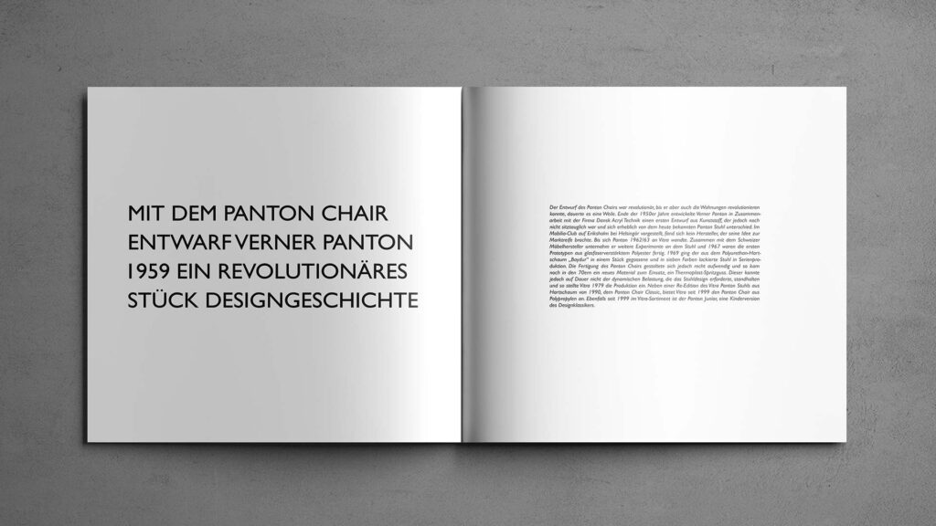 Verner Panton Katalog Editorial